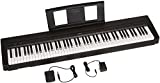 YAMAHA P71 Piano digital de acción contrapesada de 88 teclas con pedal sostenido y fuente de alimentación (exclusivo de Amazon)