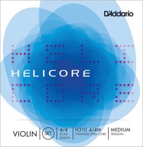 Cuerdas para violín D'Addario Helicore tamaño 4/4