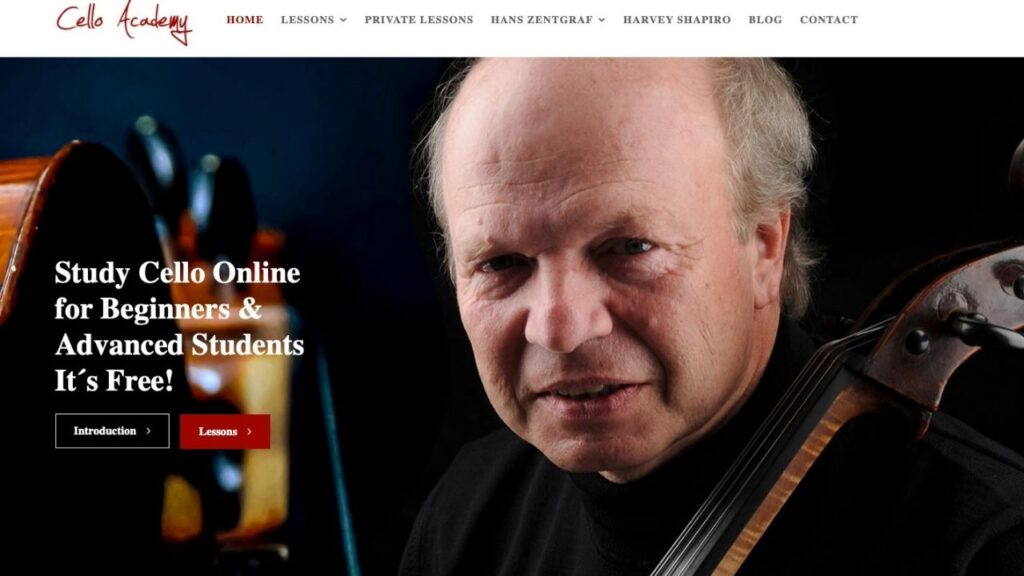 Sitio web de la Academia de Violonchelo