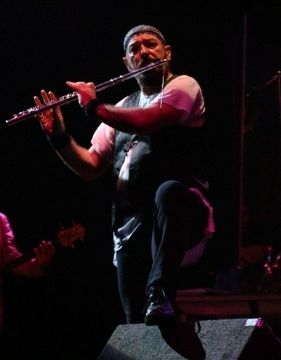 Una foto del famoso flautista Ian Anderson