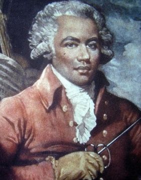 Un retrato de Joseph Bologne (el Chevalier De Saint Georges)