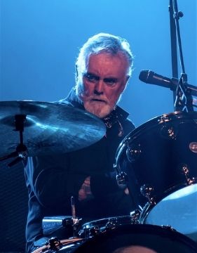 Imagen de Roger Taylor, un conocido baterista