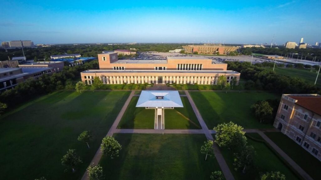 Vista aérea de la Escuela de Música Shepherd