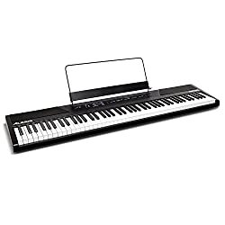 Recital de Alesis | Piano digital para principiantes de 88 teclas: los mejores pianos con teclado Recital de Alesis | Piano digital para principiantes de 88 teclas: los mejores pianos con teclado
