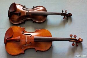 tamaño de violín vs viola