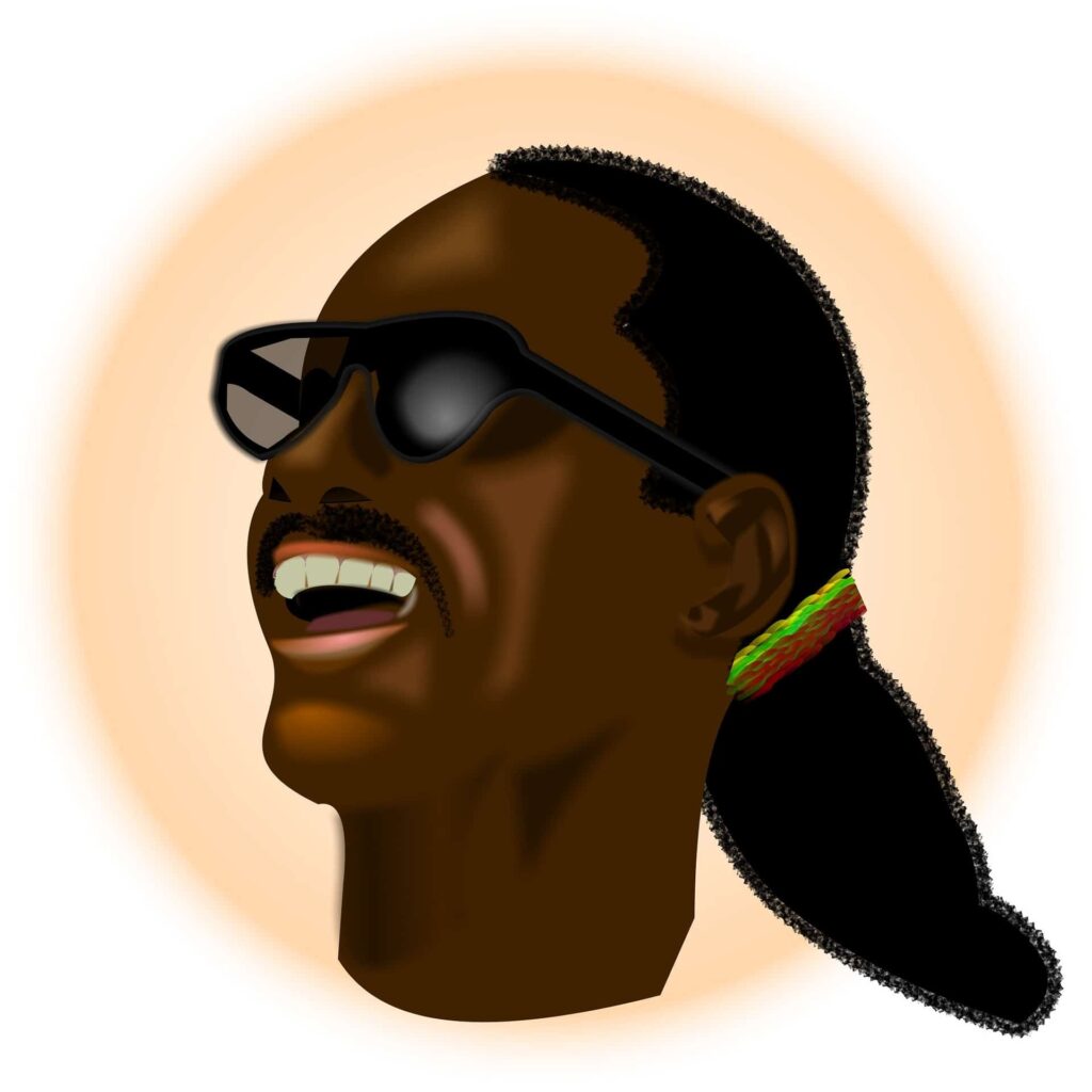Un gráfico dedicado a Stevie Wonder