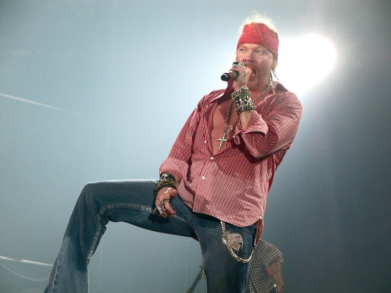 Axl Rose, el cantante principal de Guns N Roses.