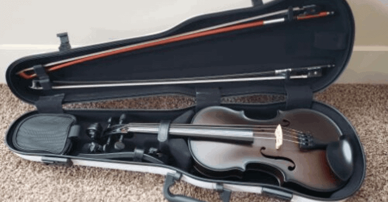 estuche de violín doble
