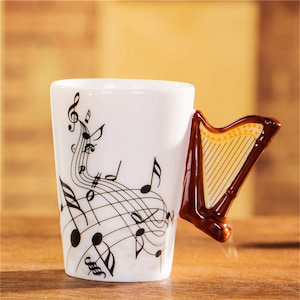 Vaso de notas musicales: los mejores regalos para profesores de música taza musical